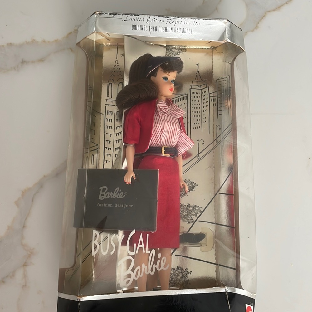 Limited-edition reproduction 1960 Barbie doll never taken out of box